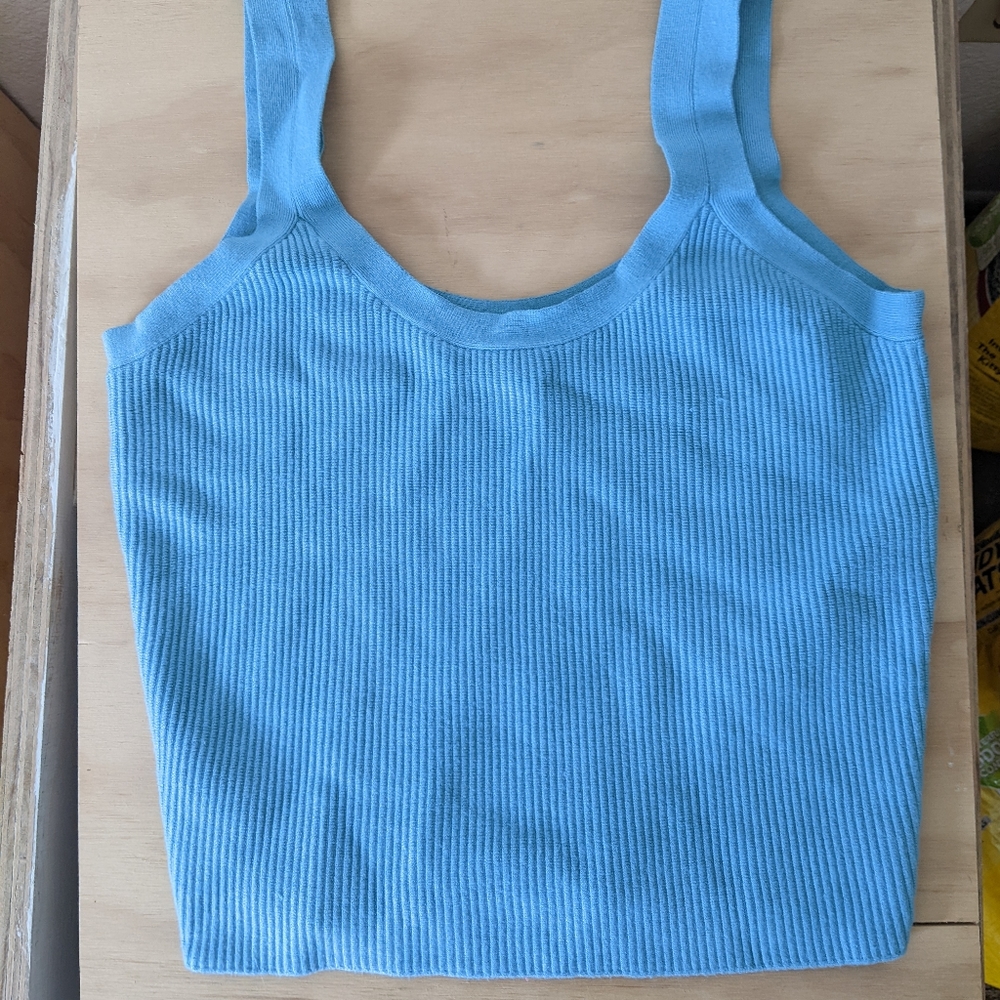 Ottoman Scoop Neck Sweater Tank